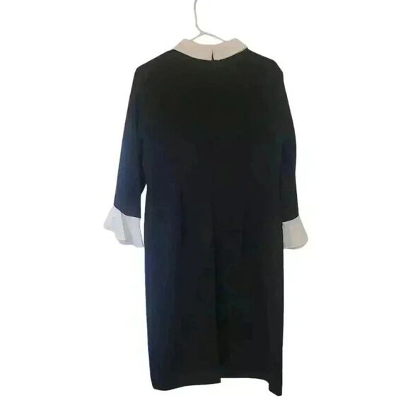 Shelby & Palmer Women's Black Poly/Spandex w Off White Ruffles on Sleeves & Gold - Picture 7 of 13